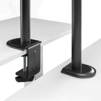 Miniatura 6 de AISENS Soporte De Mesa Eco Giratorio E Inclinable Para Monitor/tv 9kg (3 Pivotes, 2 Brazos) De 17-32, Negro