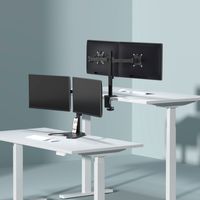 Miniatura 8 de AISENS Soporte De Mesa Eco Giratorio E Inclinable Para Monitor/tv 9kg (3 Pivotes, 2 Brazos) De 17-32, Negro