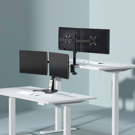 AISENS Soporte De Mesa Eco Giratorio E Inclinable Para Monitor/tv 9kg (3 Pivotes, 2 Brazos) De 17-32, Negro - Imagen 8 de 8 AISENS Soporte De Mesa Eco Giratorio E Inclinable Para Monitor/tv 9kg (3 Pivotes, 2 Brazos) De 17-32, Negro - Imagen 8 de 8