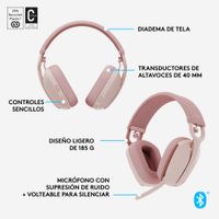 Miniatura 13 de ZONE VIBE 100 Headset ROSE
