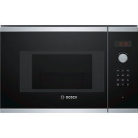 Miniatura 1 de HORNO MICROONDAS INTEGRABLE BOSCH BEL523MS0 20 LITROS CON GRILL CRISTAL NEGRO