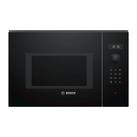 Miniatura 1 de HORNO MICROONDAS INTEGRABLE BOSCH BEL554MB0 25 LITROS CON GRILL CRISTAL NEGRO