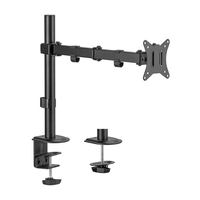 Miniatura 1 de AISENS Soporte De Mesa Eco Giratorio E Inclinable Para Monitor/tv 9kg (3 Pivotes, 1 Brazo) De 17-32, Negro