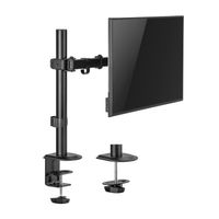Miniatura 4 de AISENS Soporte De Mesa Eco Giratorio E Inclinable Para Monitor/tv 9kg (3 Pivotes, 1 Brazo) De 17-32, Negro
