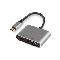Miniatura 2 de Ewent - EW9700 adaptador de cable de video 0,15 m USB Tipo C HDMI + VG