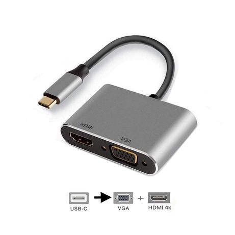 Ewent - EW9700 adaptador de cable de video 0,15 m USB Tipo C HDMI + VG - Imagen 3 de 3 Ewent - EW9700 adaptador de cable de video 0,15 m USB Tipo C HDMI + VG - Imagen 3 de 3