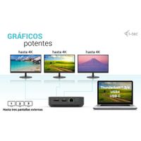 Miniatura 9 de I-TEC USB-C HDMI+2X DP CHARGER I-TEC DOCK PD 100WCHARGER 11 2W