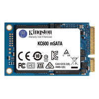 Miniatura 1 de KINGSTON  Disco SSD KC600 SATA3 mSATA de 512 G  SSD 512GB mSATA  550MB/s 6Gbit/s  Serial ATA III