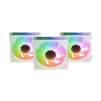 Miniatura 3 de KIT 3xVENTILADOR INTERNO ARG DINAMICO MARS GAMING MF-LINKFINITY KIT WHITE MODULARES PWM 120mm 360º