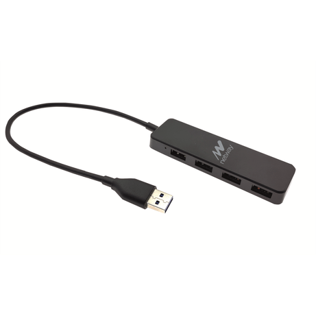 HUB 4 PUERTOS USB 3.0 NETWAY NEGRO - Imagen 1 de 1 HUB 4 PUERTOS USB 3.0 NETWAY NEGRO - Imagen 1 de 1