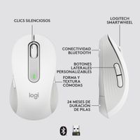 Miniatura 14 de Logitech Signature M650 - Blanco Crudo (910-006255)