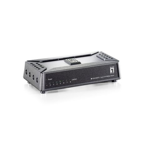 SWITCH LEVEL ONE NO GESTION 8 PUERTOS 10/100 MINI NO RACK BASE MAGNETICA - Imagen 2 de 7 SWITCH LEVEL ONE NO GESTION 8 PUERTOS 10/100 MINI NO RACK BASE MAGNETICA - Imagen 2 de 7