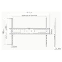 Miniatura 7 de EWENT EW1504 soporte TV pared  XXL 60-100