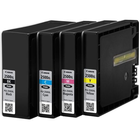 PACK CARTUCHOS CANON PGI-2500XL C/M/Y/BK - Imagen 2 de 2 PACK CARTUCHOS CANON PGI-2500XL C/M/Y/BK - Imagen 2 de 2