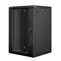 Miniatura 1 de ARMARIO LANBERG MURAL RACK 19" 18U/600X600 FLAT PACK V2 NEGRO