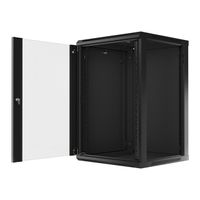 Miniatura 4 de ARMARIO LANBERG MURAL RACK 19" 18U/600X600 FLAT PACK V2 NEGRO