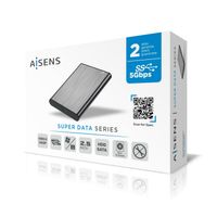 Miniatura 5 de AISENS Caja Externa 2.5" ASE-2525GR 9.5mm SATA A USB 3.0 / USB 3.1 Gen1 Gris