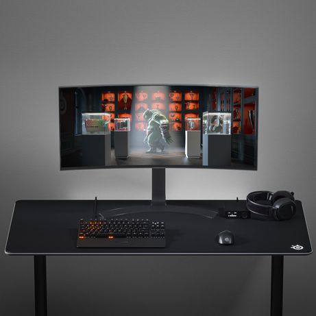 ALFOMBRILLA GAMING STEELSERIES QCK PRISM 3XL | 1220x590x2MM | NEGRO - Imagen 7 de 13 ALFOMBRILLA GAMING STEELSERIES QCK PRISM 3XL | 1220x590x2MM | NEGRO - Imagen 7 de 13
