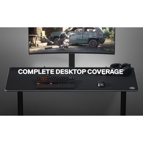 ALFOMBRILLA GAMING STEELSERIES QCK PRISM 3XL | 1220x590x2MM | NEGRO - Imagen 8 de 13 ALFOMBRILLA GAMING STEELSERIES QCK PRISM 3XL | 1220x590x2MM | NEGRO - Imagen 8 de 13