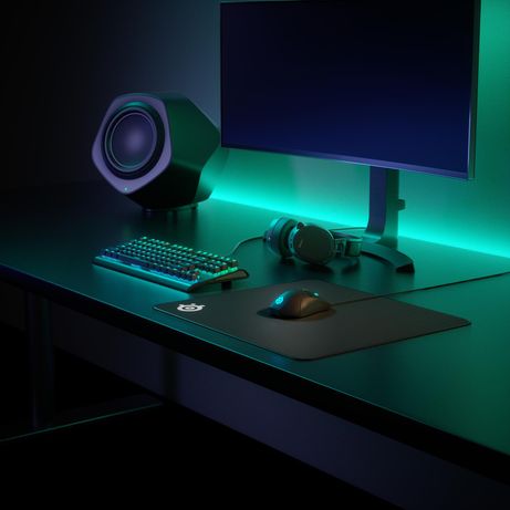 ALFOMBRILLA GAMING STEELSERIES QCK EDGE LARGE | 450x400x2MM | TELA | NEGRO - Imagen 3 de 4 ALFOMBRILLA GAMING STEELSERIES QCK EDGE LARGE | 450x400x2MM | TELA | NEGRO - Imagen 3 de 4