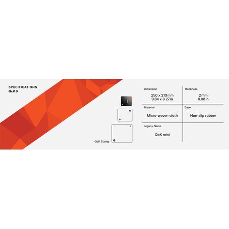 ALFOMBRILLA GAMING STEELSERIES QCK SMALL - Imagen 6 de 13 ALFOMBRILLA GAMING STEELSERIES QCK SMALL - Imagen 6 de 13