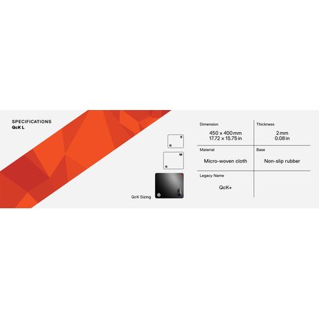 ALFOMBRILLA GAMING STEELSERIES QCK LARGE - Imagen 2 de 7 ALFOMBRILLA GAMING STEELSERIES QCK LARGE - Imagen 2 de 7