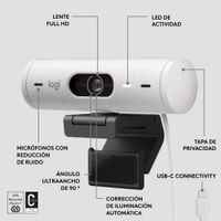 Miniatura 12 de Logitech Brio 500 - OFF-WHITE - EMEA28