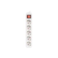 Miniatura 2 de REGLETA LANBERG 5 TOMAS SCHUKO CON PROTECION BLANCA 3M