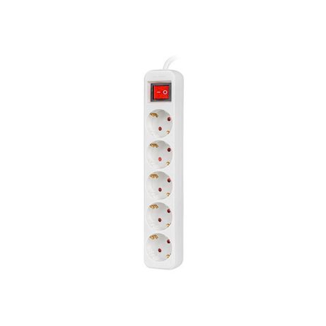 REGLETA LANBERG 5 TOMAS SCHUKO CON PROTECION BLANCA 3M - Imagen 3 de 5 REGLETA LANBERG 5 TOMAS SCHUKO CON PROTECION BLANCA 3M - Imagen 3 de 5