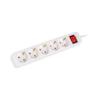 Miniatura 4 de REGLETA LANBERG 5 TOMAS SCHUKO CON PROTECION BLANCA 3M