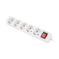Miniatura 5 de REGLETA LANBERG 5 TOMAS SCHUKO CON PROTECION BLANCA 3M