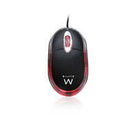 Miniatura 1 de Ewent EW3174 USB Óptico 1000DPI Ambidextro Negro