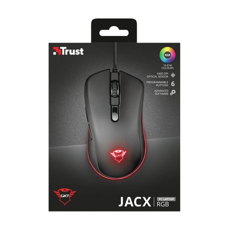 MOUSE TRUST GAMING RGB GXT 930 JACX RGB 6400DPI HASTA 8 BOTONES PROGRAMABLES (2 PARA PULGAR) 23575* - Imagen 7 de 8 MOUSE TRUST GAMING RGB GXT 930 JACX RGB 6400DPI HASTA 8 BOTONES PROGRAMABLES (2 PARA PULGAR) 23575* - Imagen 7 de 8