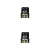 Miniatura 2 de NANOCABLE CABLE RED LATIGUI LSZH CAT.6A UTP AWG24 NEGRO 2.0M