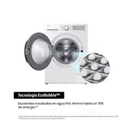 Miniatura 3 de LAVADORA CARGA FRONTAL SAMSUNG WW80CGC04DTHEC 8 KG 1400 RPM A BLANCO