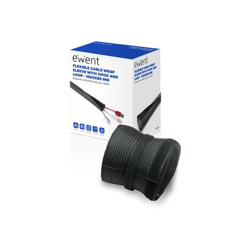 MANGUITO FLEXIBLE EWENT EW1557 PARA ENVOLTURA DE CABLE CON CIERRE DE VELCRO 1000X85mm - Imagen 3 de 3 MANGUITO FLEXIBLE EWENT EW1557 PARA ENVOLTURA DE CABLE CON CIERRE DE VELCRO 1000X85mm - Imagen 3 de 3