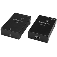 Miniatura 1 de EXTENSOR ALARGADOR DE 1 PUERTO USB 2.0 POR CAT5 O CAT6 5 0M