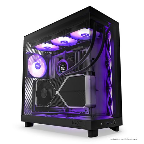 TORRE GAMING NZXT H6 FLOW RGB | ATX | NEGRA - Imagen 5 de 19 TORRE GAMING NZXT H6 FLOW RGB | ATX | NEGRA - Imagen 5 de 19