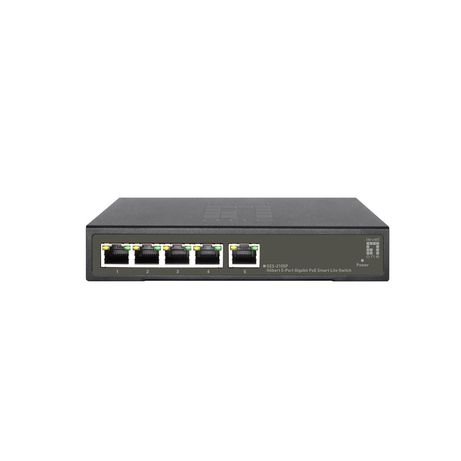 SWITCH SEMIGESTIONABLE LEVEL ONE HILBERT 4P POE 10/100/1000 60W + 1P 10/100/1000 CARCASA METALICA - Imagen 2 de 5 SWITCH SEMIGESTIONABLE LEVEL ONE HILBERT 4P POE 10/100/1000 60W + 1P 10/100/1000 CARCASA METALICA - Imagen 2 de 5