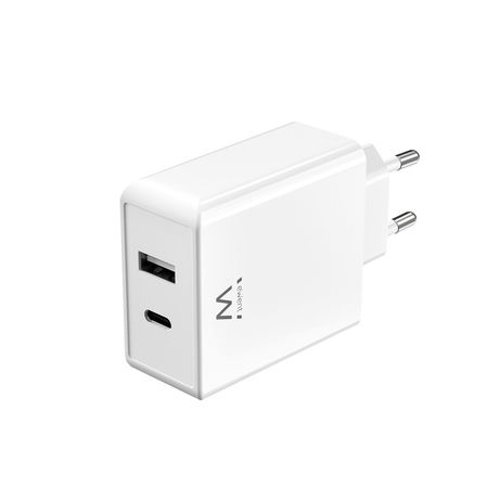 EWENT CARGADOR RÁPIDO USB-C Y USB-A / GAN / 45W - Imagen 2 de 3 EWENT CARGADOR RÁPIDO USB-C Y USB-A / GAN / 45W - Imagen 2 de 3