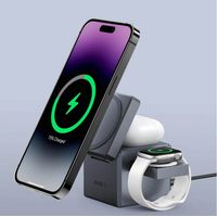 Miniatura 3 de CARGADOR ANKER 3 EN 1 CON MAGSAFE CUBO GRIS