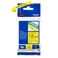 Miniatura 1 de CINTA ETIQUETADORA BROTHER LAMINADA 12MM TZN631 TEXTO NEGRO SOBRE FONDO AMARILLO