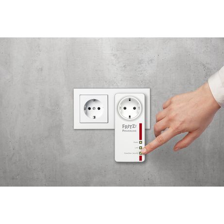 AVM FRITZ!Powerline 1220E Set International, Pareja de adaptadores PLC hasta 1200 Mbps - Imagen 6 de 6 AVM FRITZ!Powerline 1220E Set International, Pareja de adaptadores PLC hasta 1200 Mbps - Imagen 6 de 6