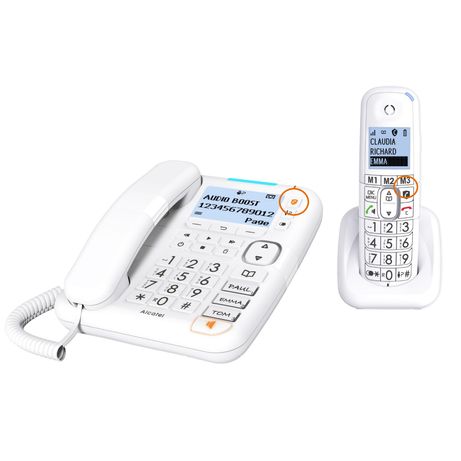 TELEFONO SOBREMESA ALCATEL DEC XL785 COMBO BLANCO - Imagen 2 de 2 TELEFONO SOBREMESA ALCATEL DEC XL785 COMBO BLANCO - Imagen 2 de 2