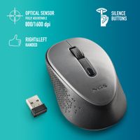 Miniatura 7 de RATON NGS DEW OPTICO 1600DPI INALAMBRICO NANO GRIS