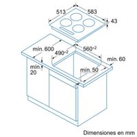 Miniatura 3 de VITROCERAMICA INDEPENDIENTE BALAY 3EB715XR 3 ZONAS COCCION ANCHO 60 CM TOUCH MARCO