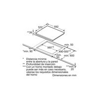 Miniatura 3 de VITROCERAMICA INDEPENDIENTE BALAY 3EB767LQ 3 ZONAS COCCION ANCHO 60 CM BISELADA