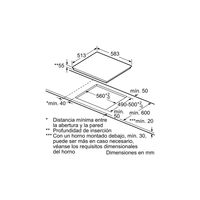 Miniatura 4 de VITROCERAMICA INDUCCION BALAY 3EB865XR 3 ZONAS COCCION ANCHO 60 CM INOX