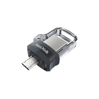 Miniatura 1 de MEMORIA MICRO USB + USB 3.0 SANDISK ULTRA DUAL DRIVE M3.0 64GB GREY & SILVER SDDD3-064G-G46