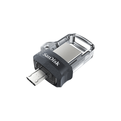 MEMORIA MICRO USB + USB 3.0 SANDISK ULTRA DUAL DRIVE M3.0 64GB GREY & SILVER SDDD3-064G-G46 MEMORIA MICRO USB + USB 3.0 SANDISK ULTRA DUAL DRIVE M3.0 64GB GREY & SILVER SDDD3-064G-G46